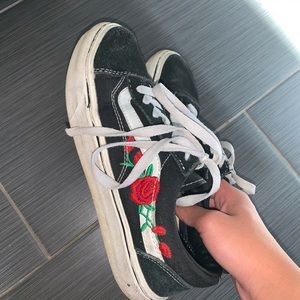 Custom rose vans !!
